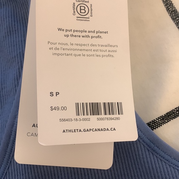 Athleta aurora crop rib tank!đź’™ - Picture 2 of 4